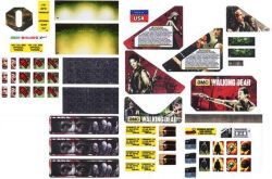 The Walking Dead Full Playfield Decal Set